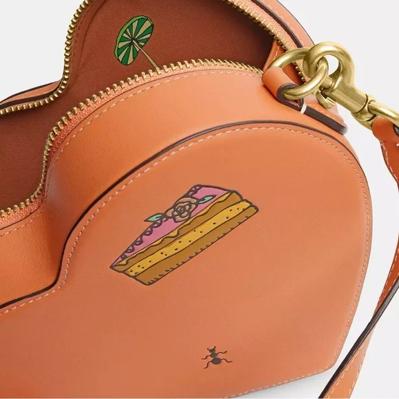 NWT💃Coach Coach X Observed By Us Heart Crossbody Bag - Picture 10 of 15